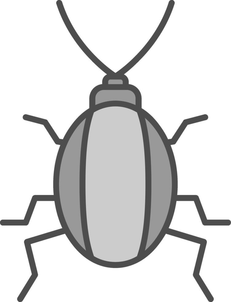 Cockroach Fillay Icon vector