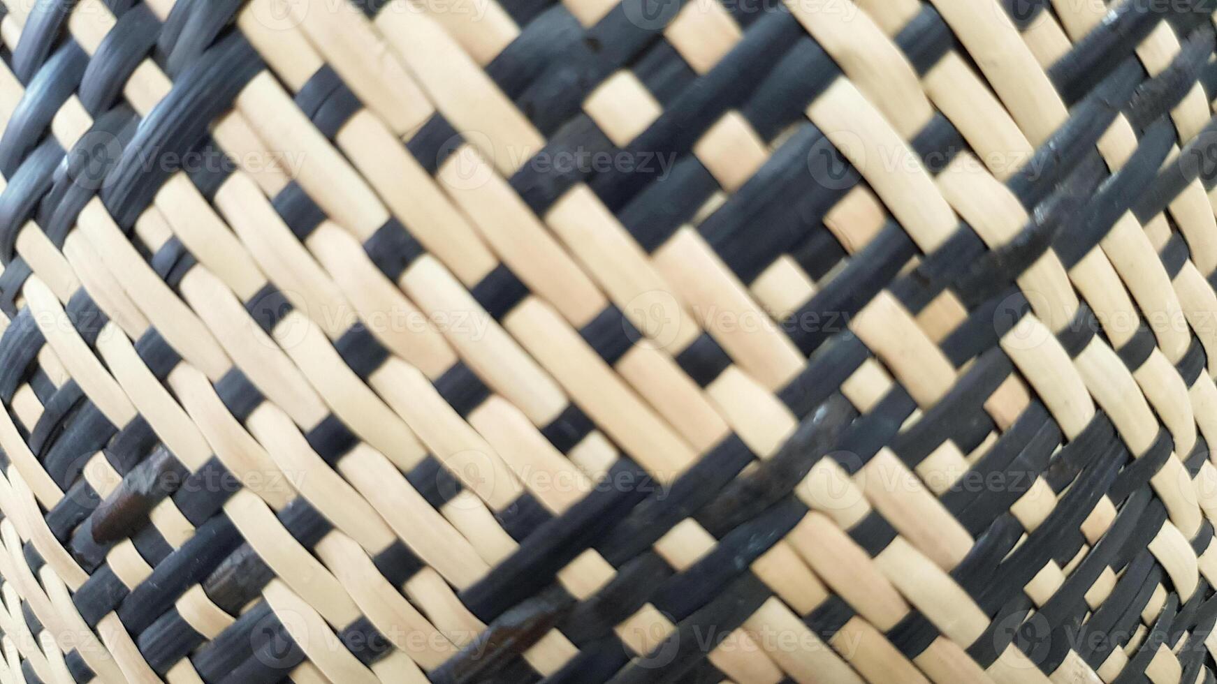 anyaman bamboo texture, Indonesian traditional handcraft photo