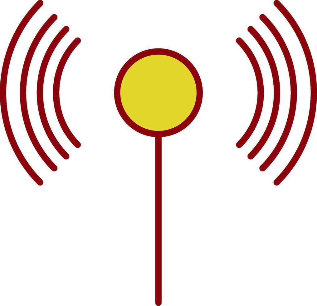 Wifi Line Two Color Icon vector