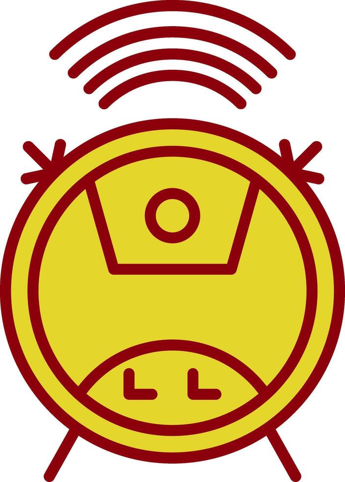 icono de dos colores de línea wifi vector