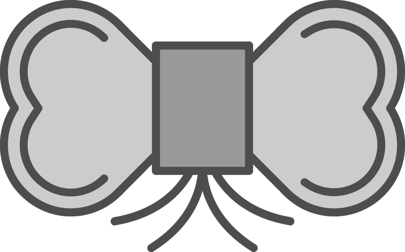 Bow Tie Fillay Icon vector