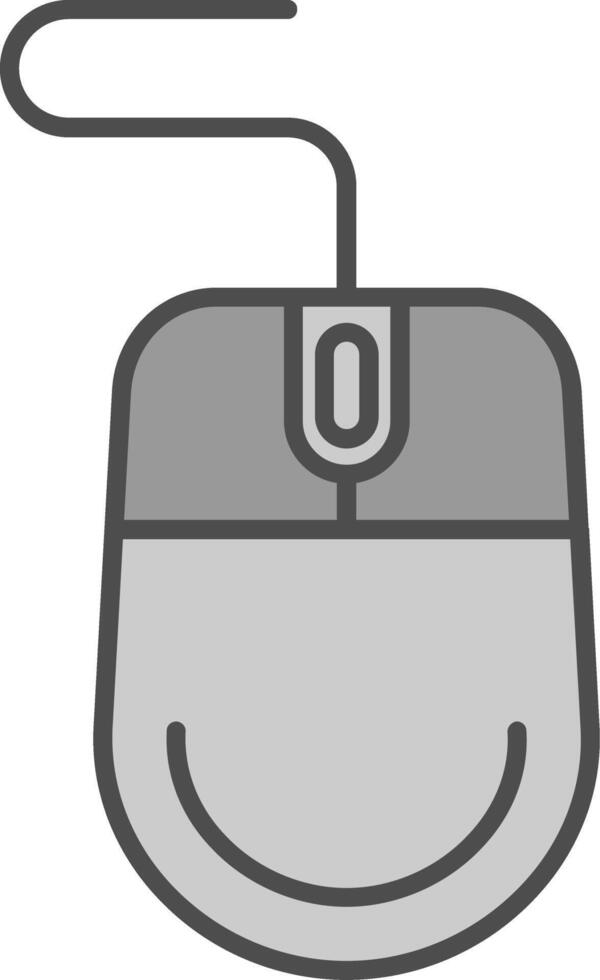 Mouse Fillay Icon vector