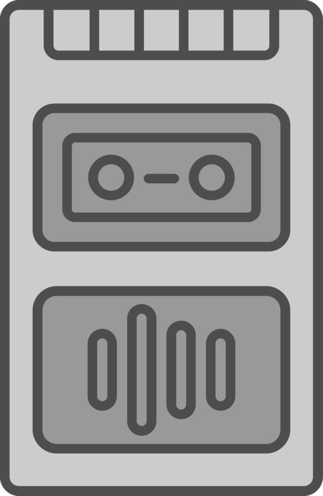 Recorder Fillay Icon vector