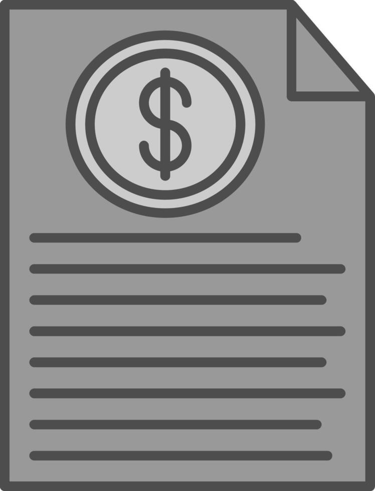 Budget Fillay Icon vector