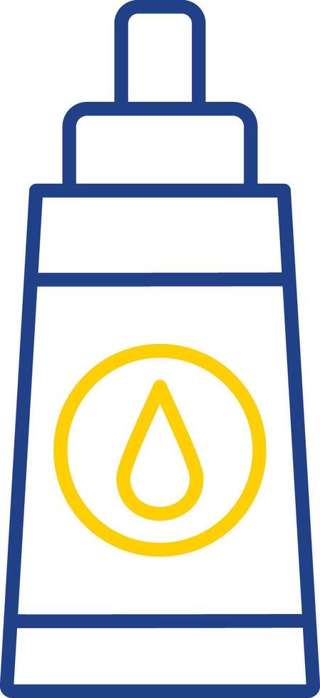 Lubricant Line Two Color Icon vector