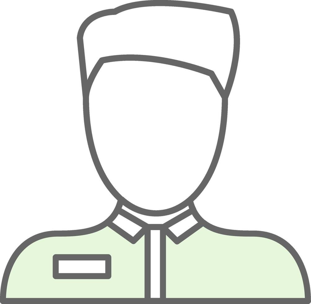 Bellboy Fillay Icon vector