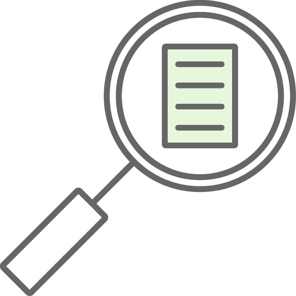 Audit Fillay Icon vector