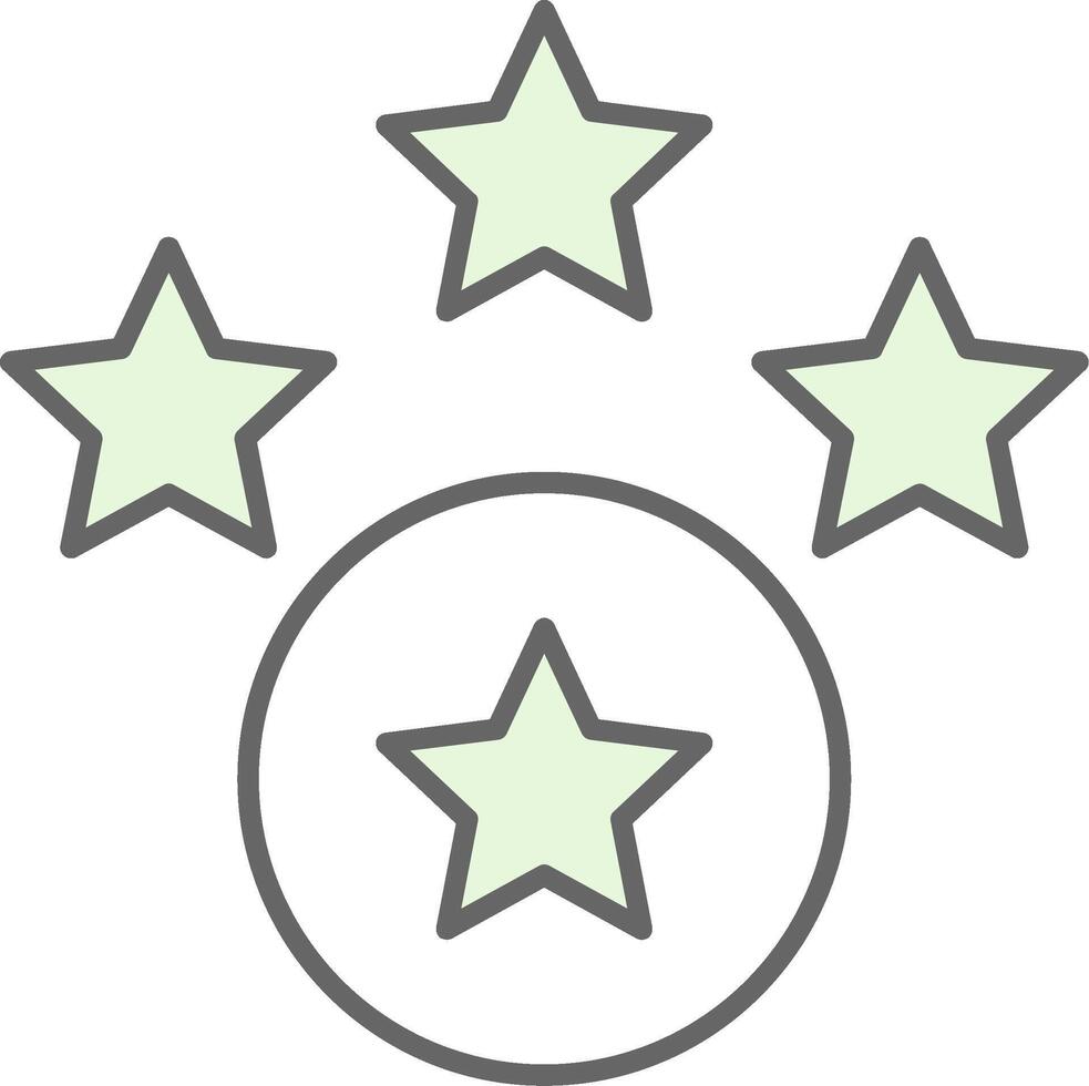 Rating Fillay Icon vector