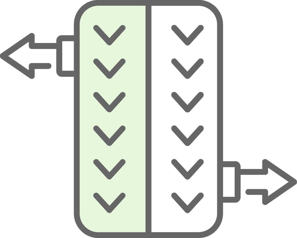 Wheel Alignment Fillay Icon vector