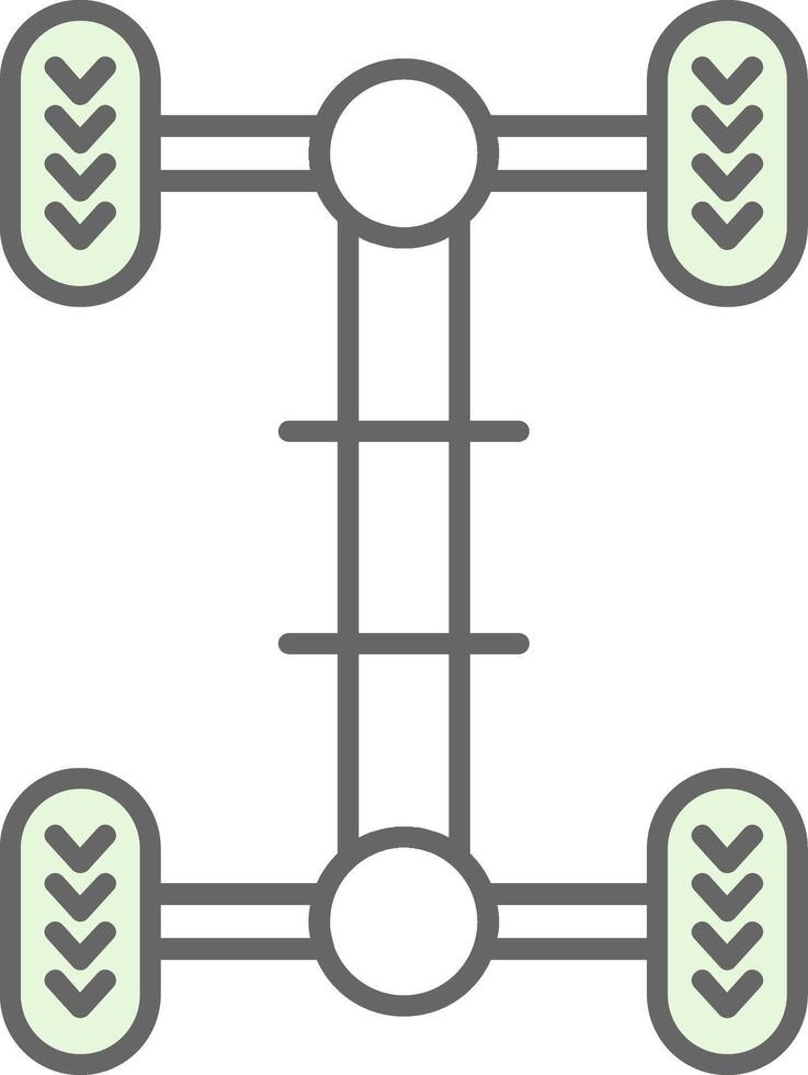 Chassis Fillay Icon vector