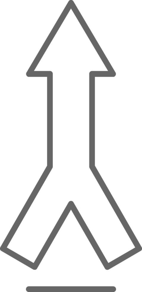 Merging Fillay Icon vector