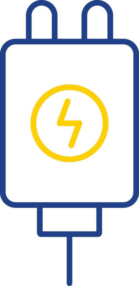 Adapter Line Two Color Icon vector