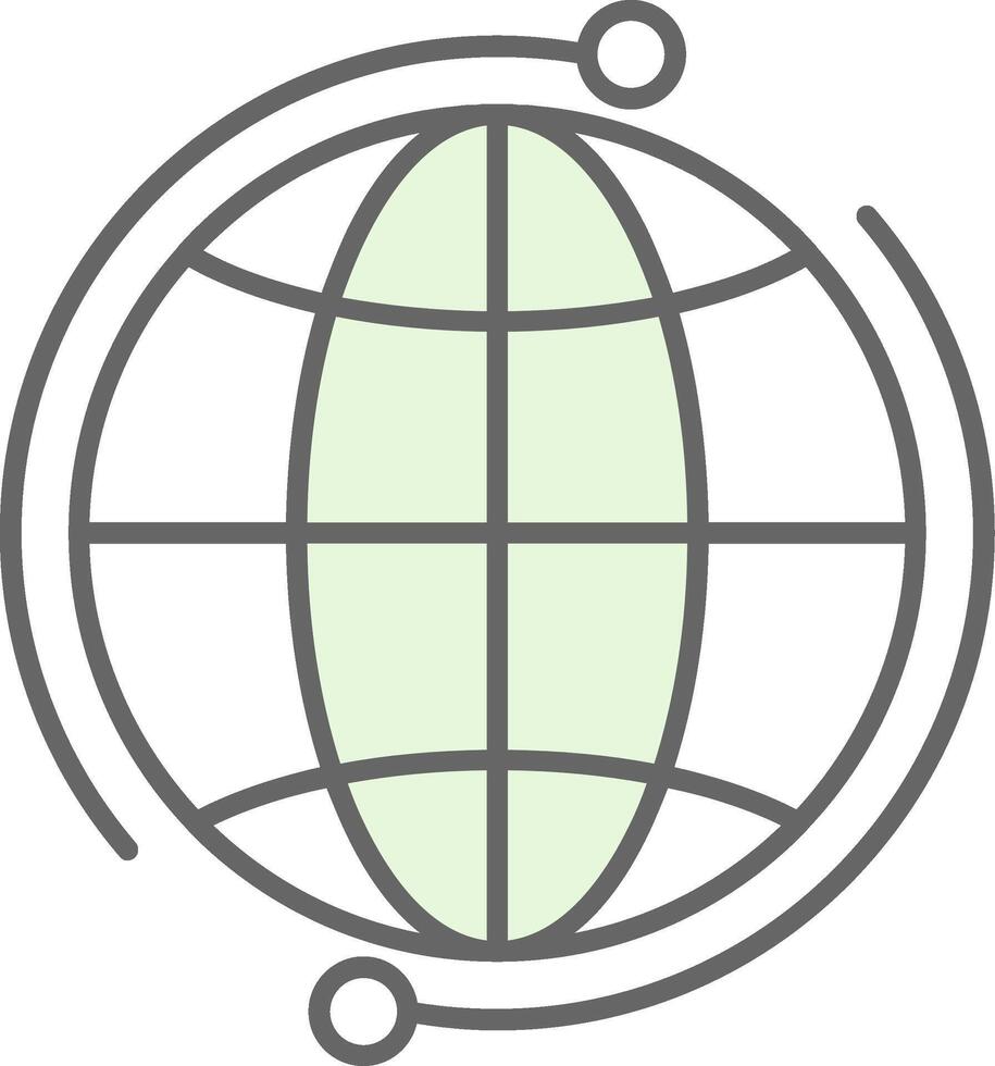 Global Fillay Icon vector