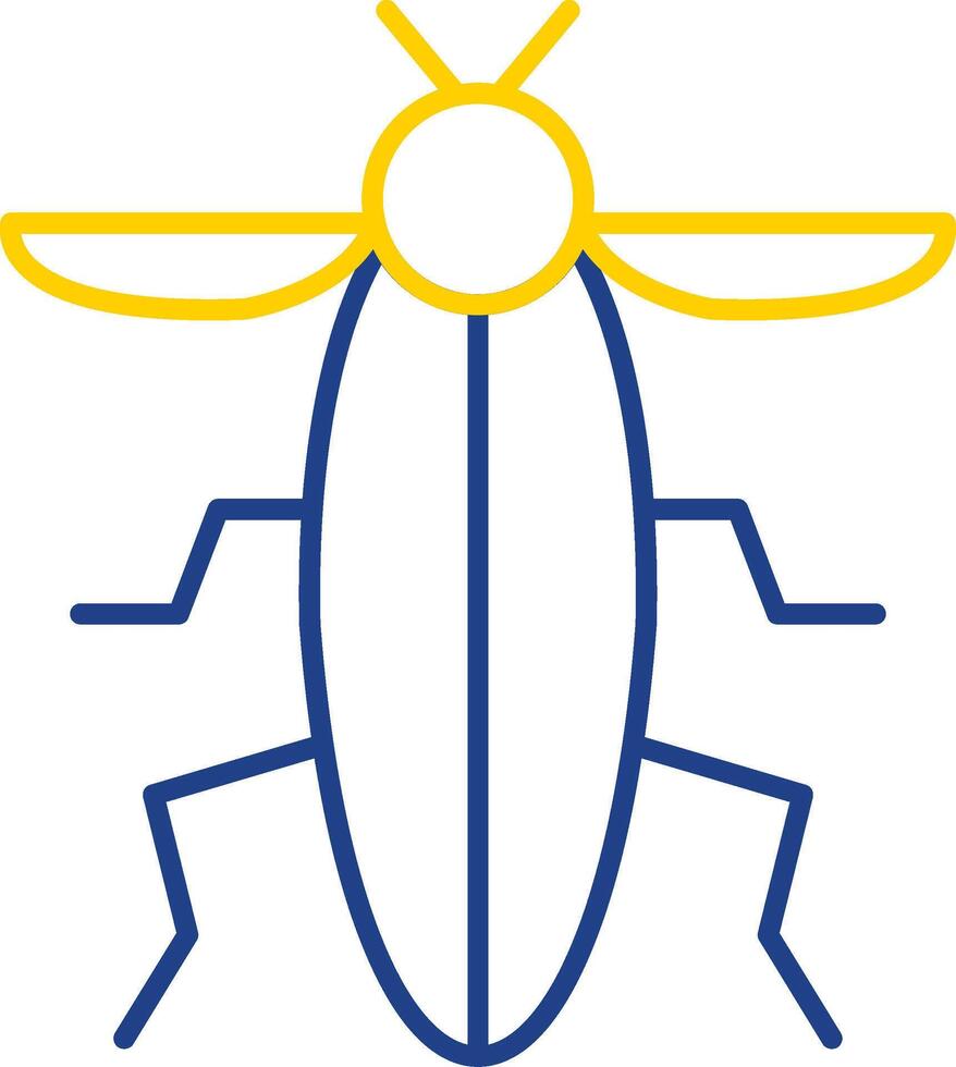 Insect Line Two Color Icon vector