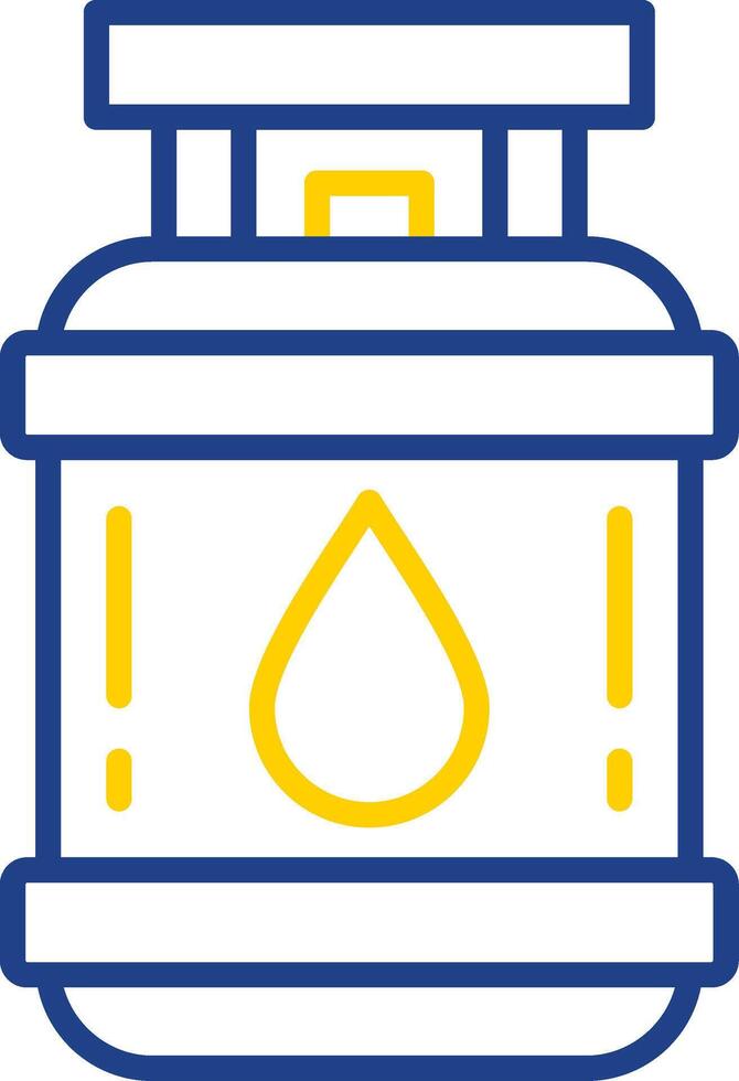 Propane Line Two Color Icon vector