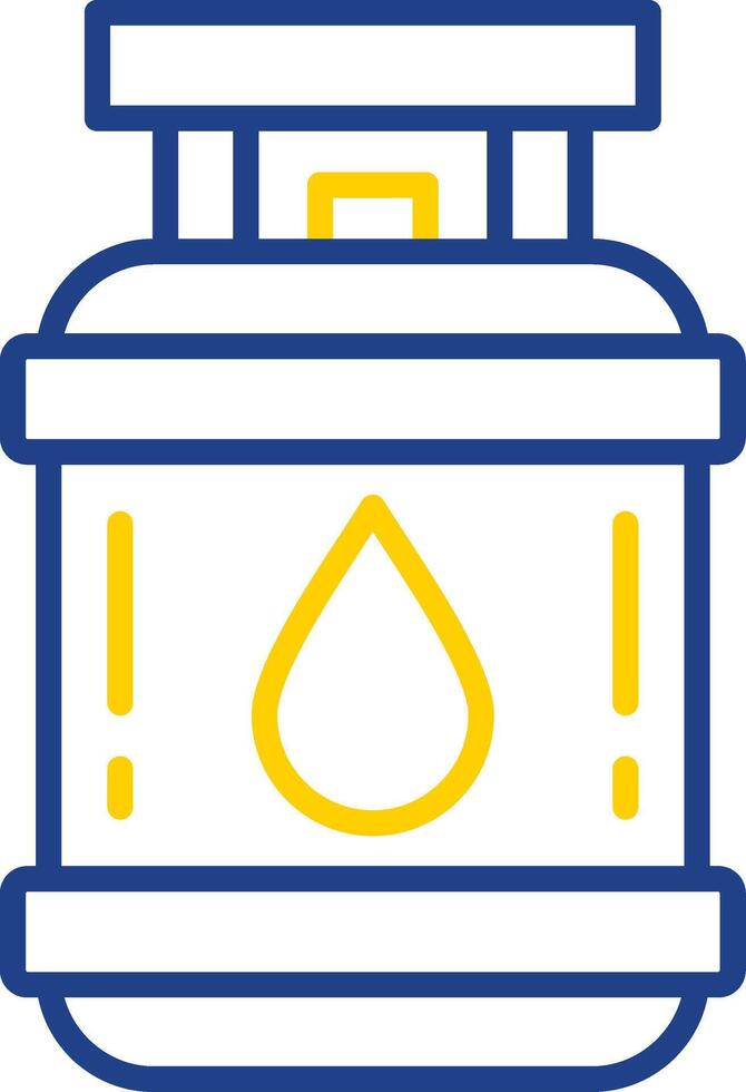 Propane Line Two Color Icon vector