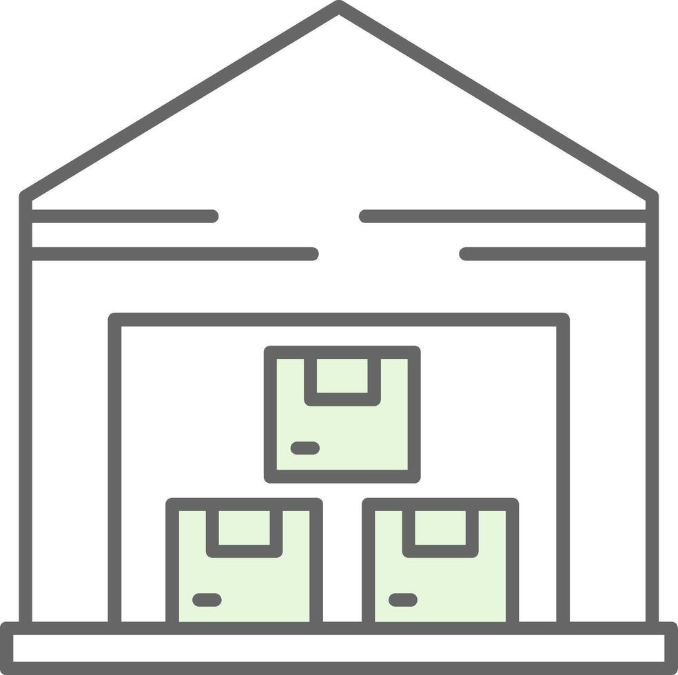 Inventory Fillay Icon vector