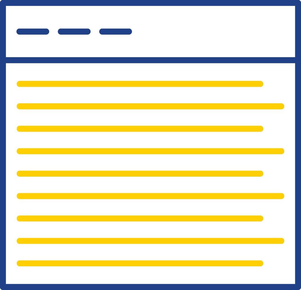 Web Line Two Color Icon vector