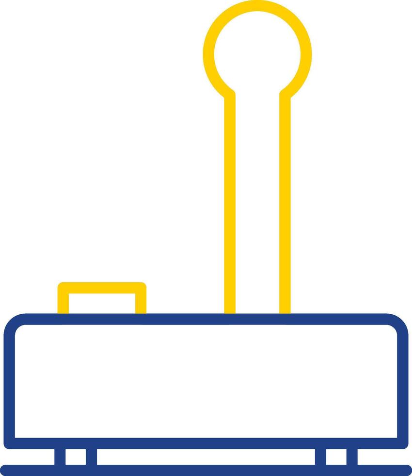 Joystick Line Two Color Icon vector