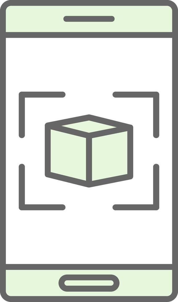 Augmented Reality Fillay Icon vector