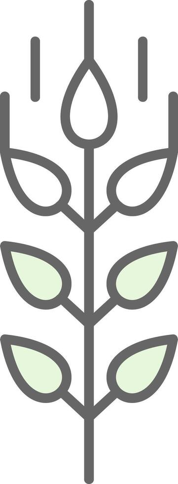 Wheat Fillay Icon vector