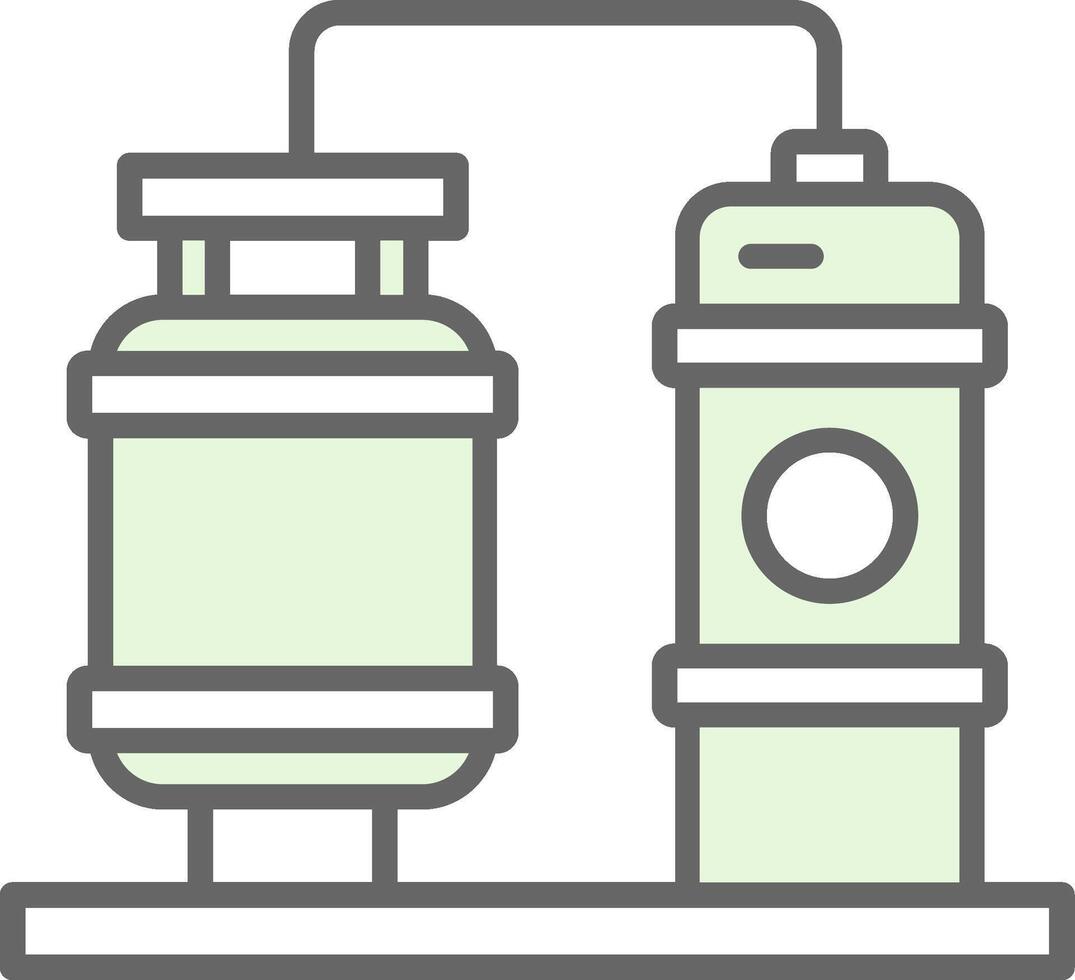 Processing Plant Fillay Icon vector