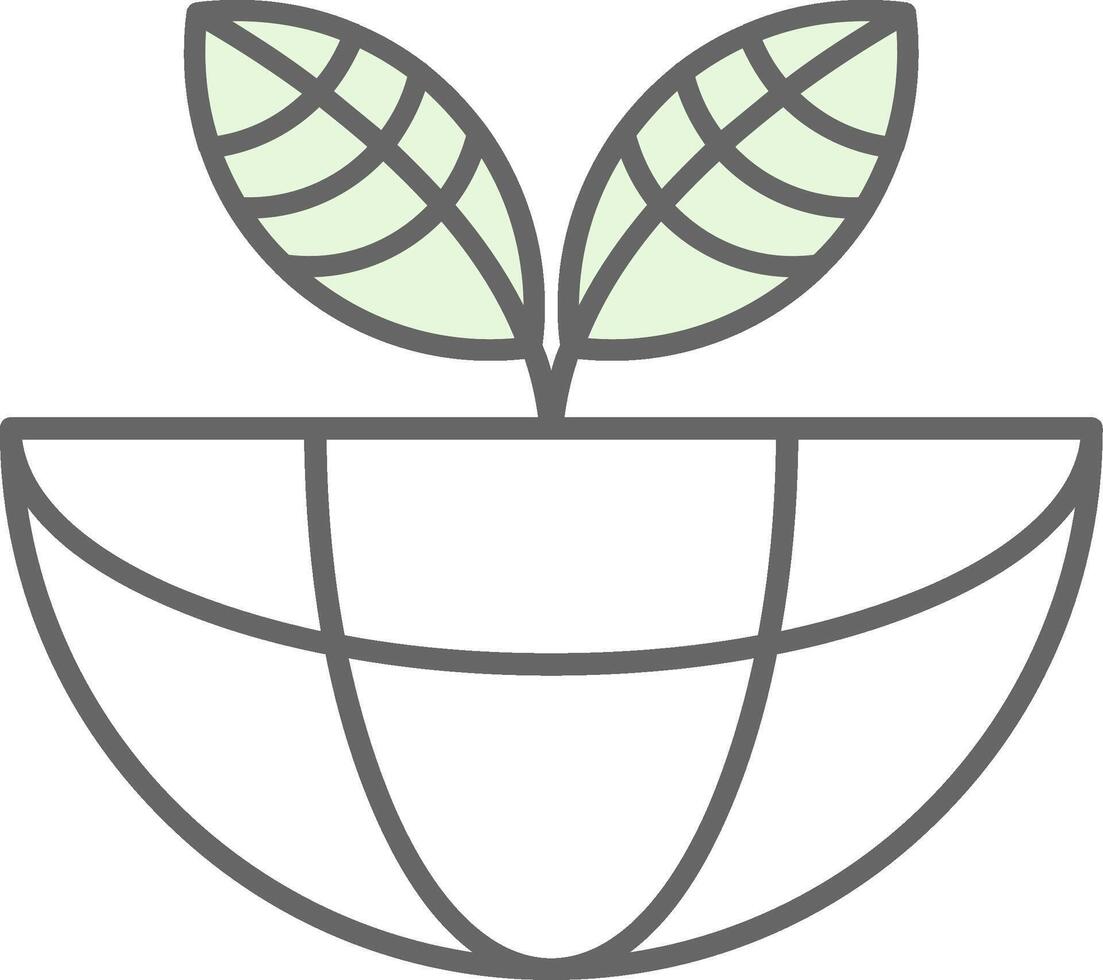 Ecosystem Fillay Icon vector