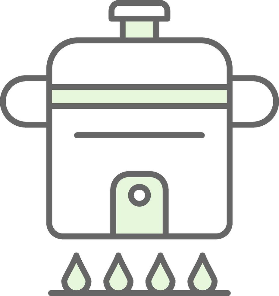 Cooking Fillay Icon vector