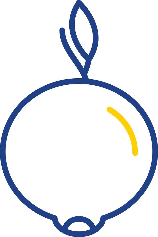 Ugli Fruit Line Two Color Icon vector