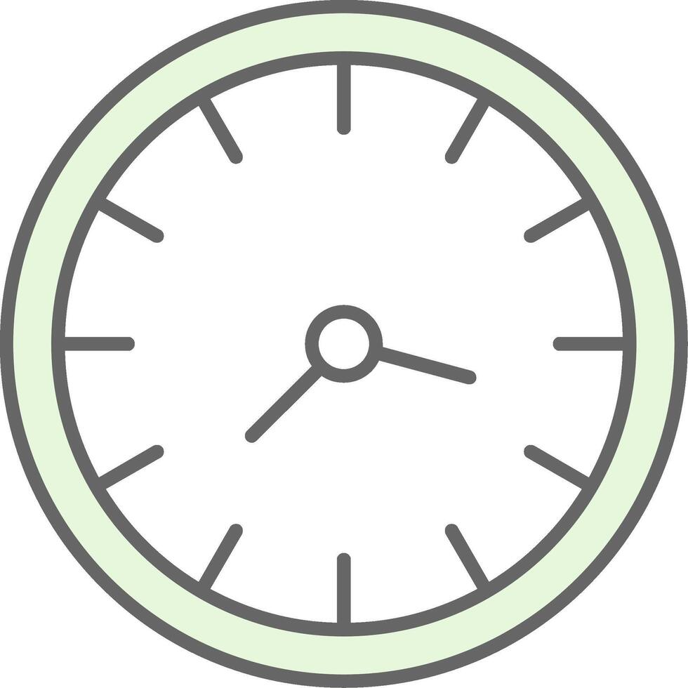 reloj relleno icono vector