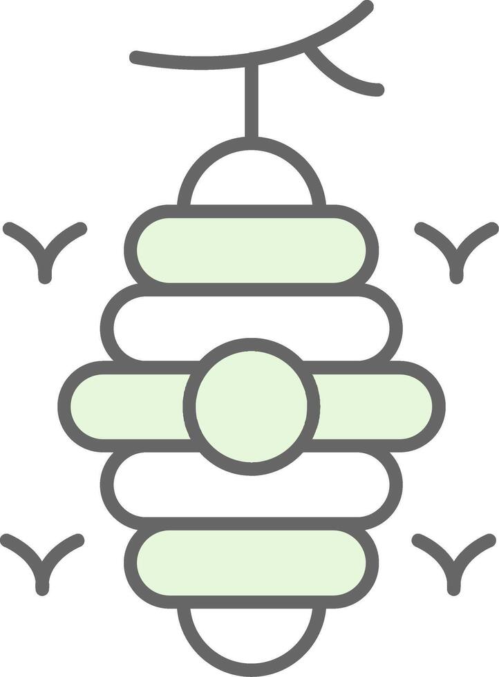 Beehive Fillay Icon vector