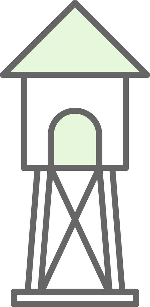 Watchtower Fillay Icon vector