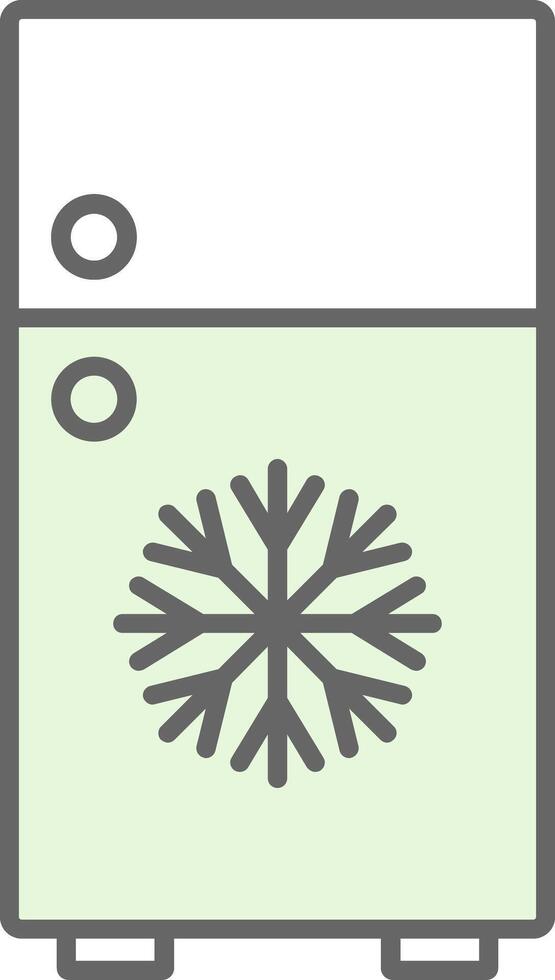 Refrigerator Fillay Icon vector