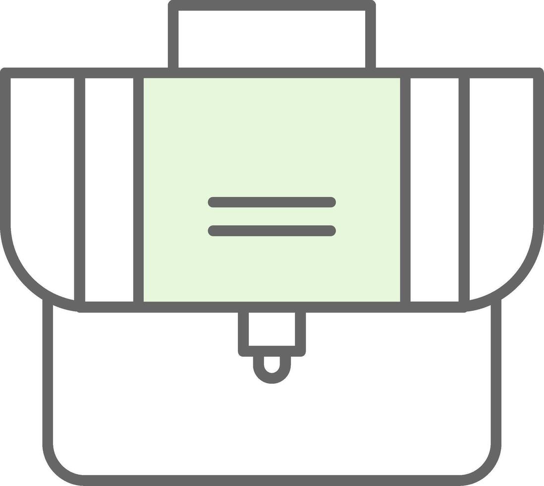 Suitcase Fillay Icon vector