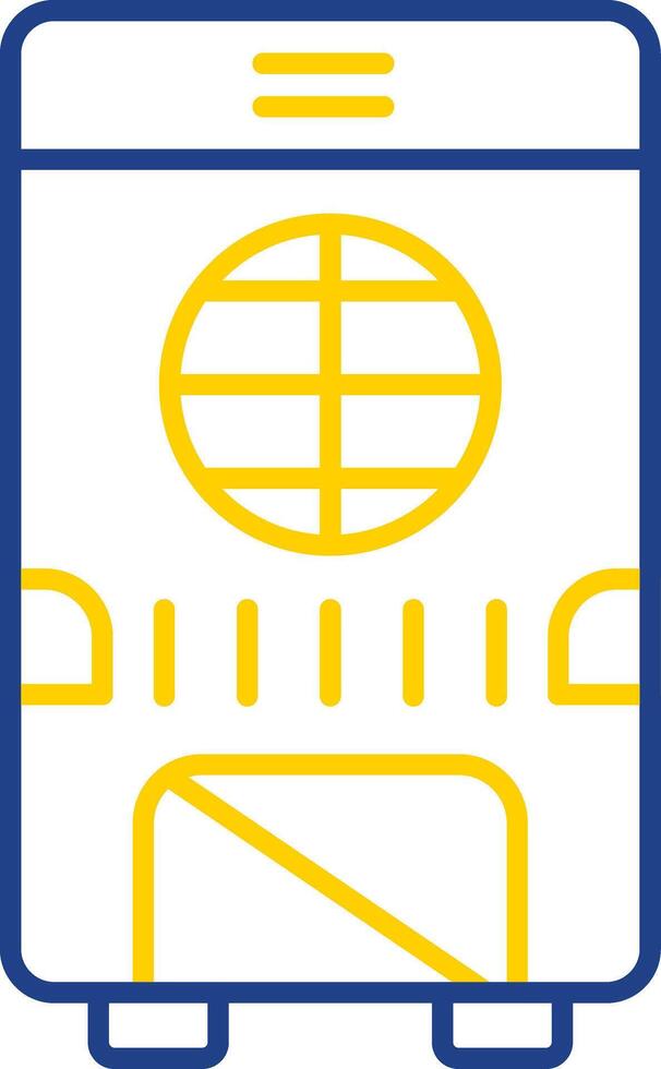 Dehumidifier Line Two Color Icon vector