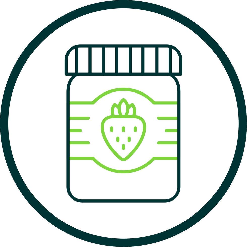 Jam Line Circle Icon vector
