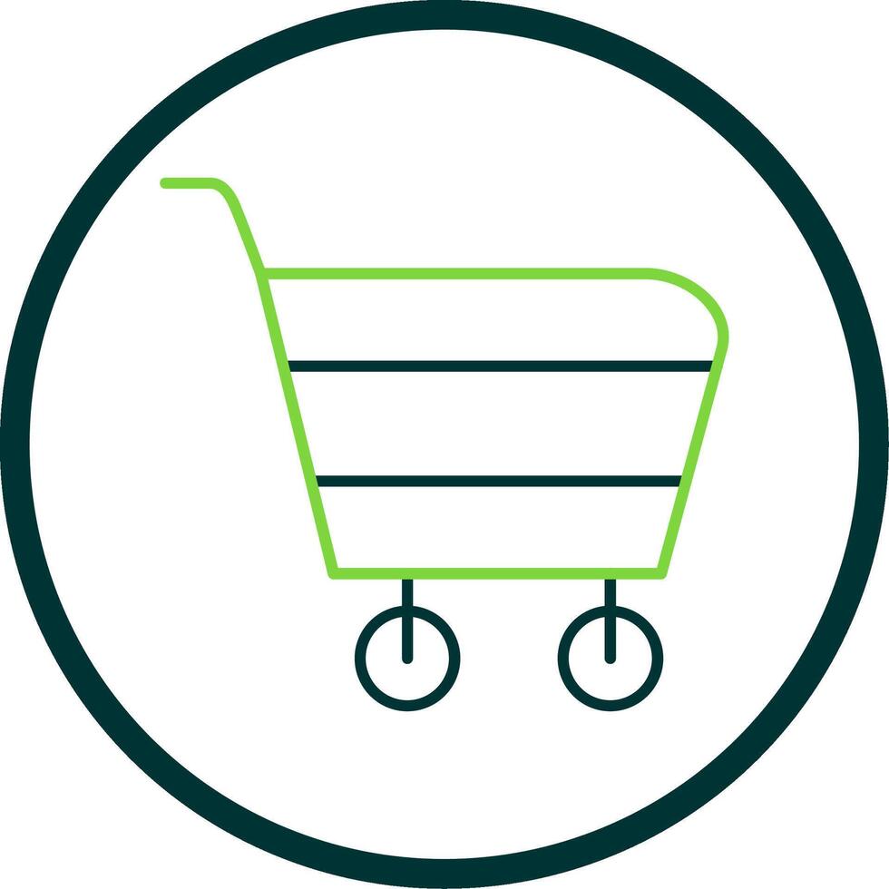 Cart Line Circle Icon 42823517 Vector Art at Vecteezy