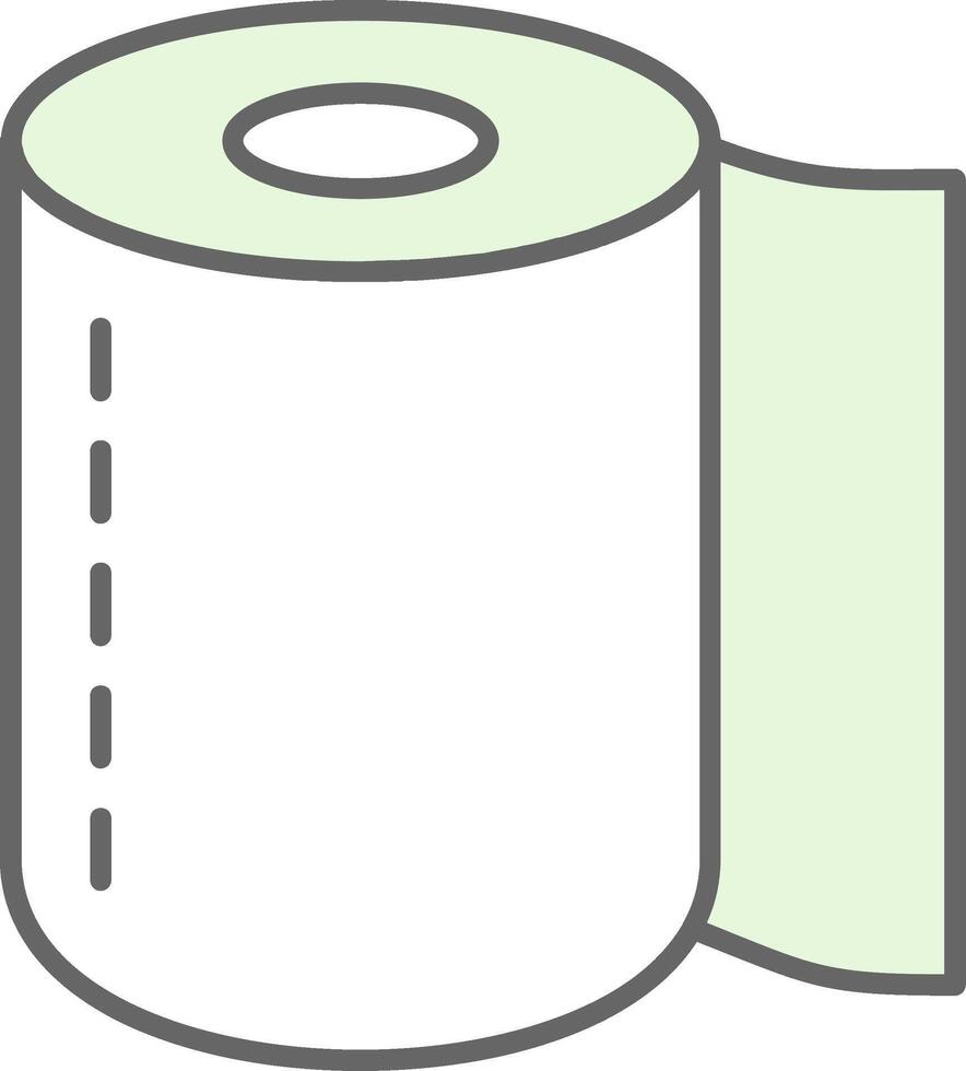 Toilet Roll Fillay Icon vector