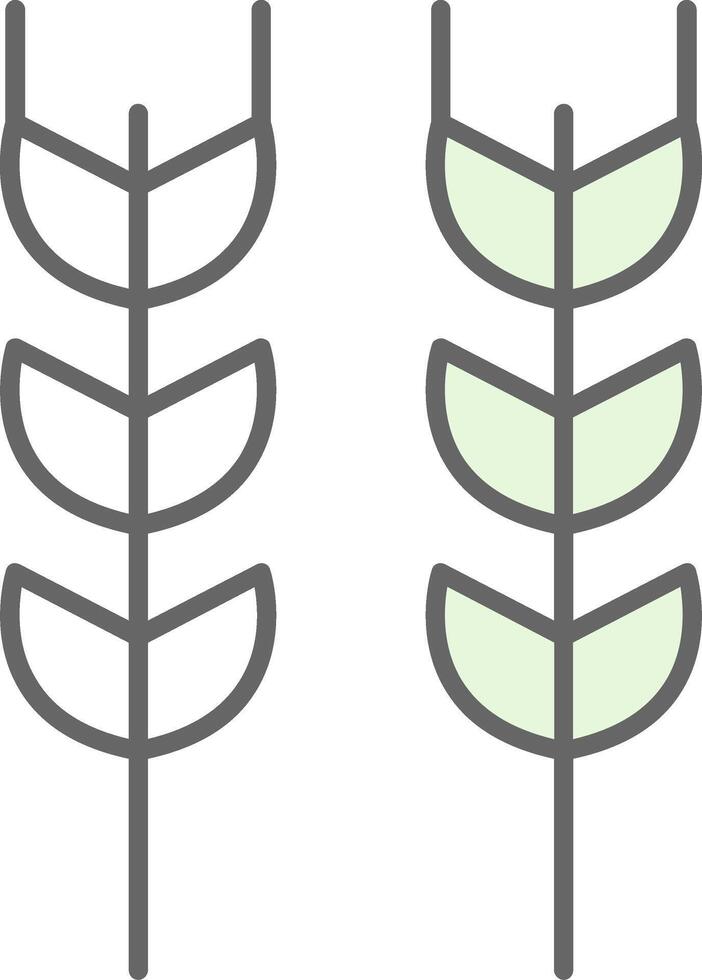 Wheat Fillay Icon vector