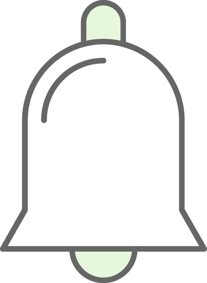 Notification Bell Fillay Icon vector