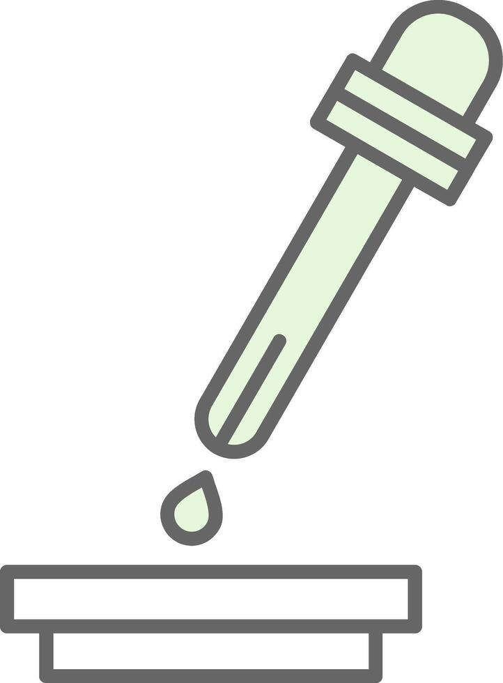 Pipette Fillay Icon vector