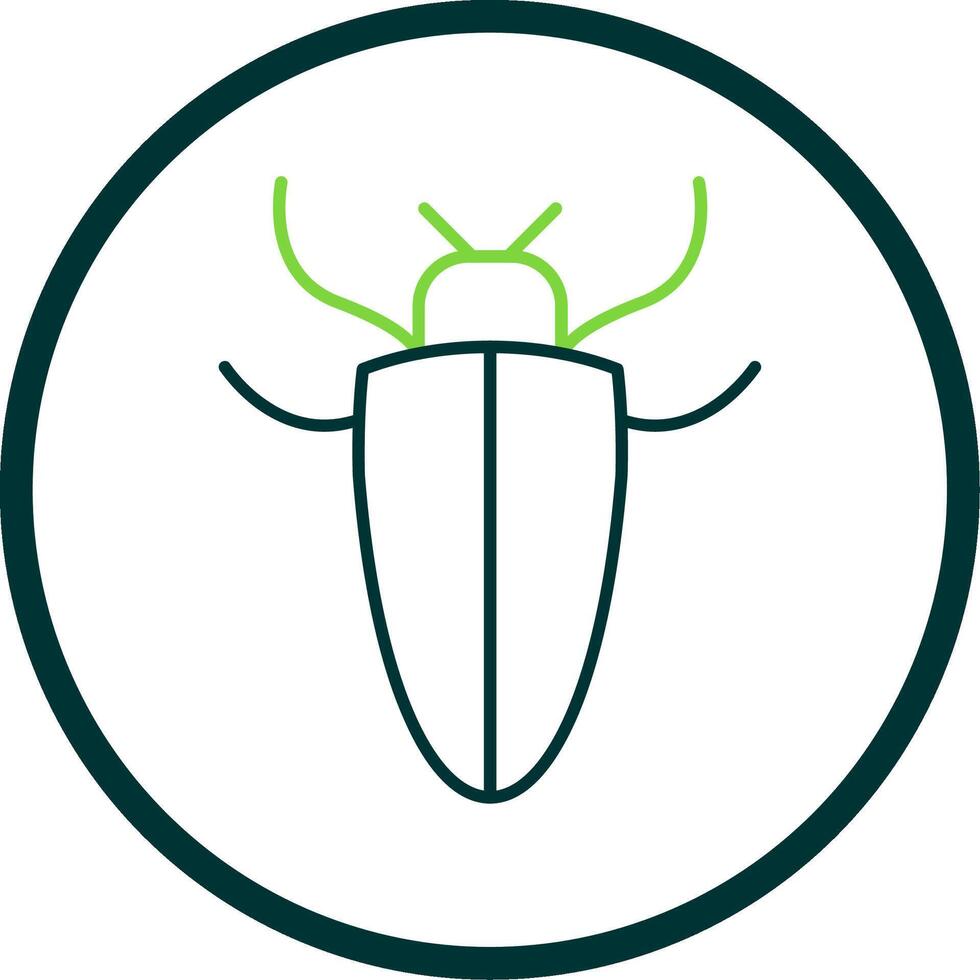 Insect Line Circle Icon vector