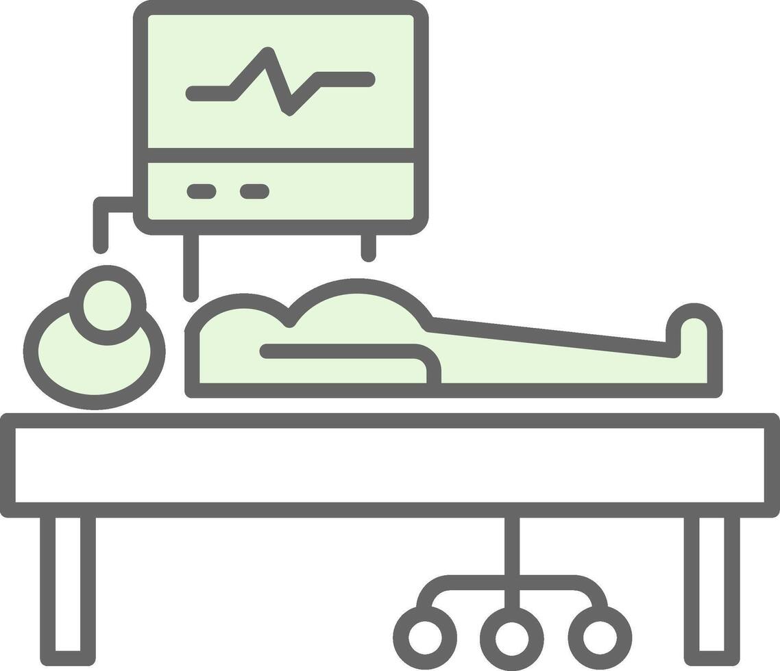 ICU Room Fillay Icon vector