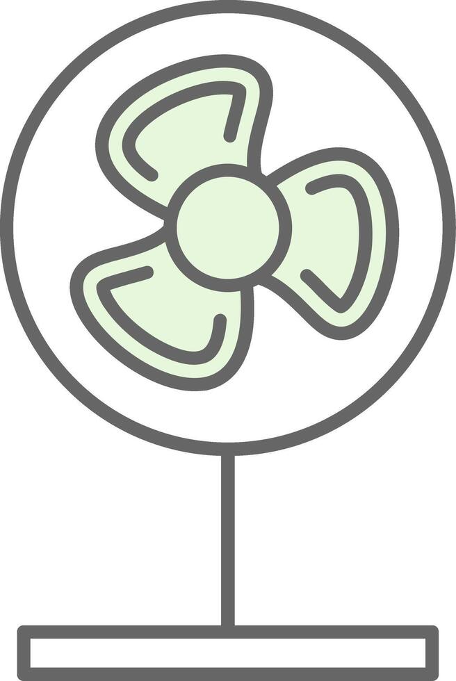 Fan Fillay Icon vector