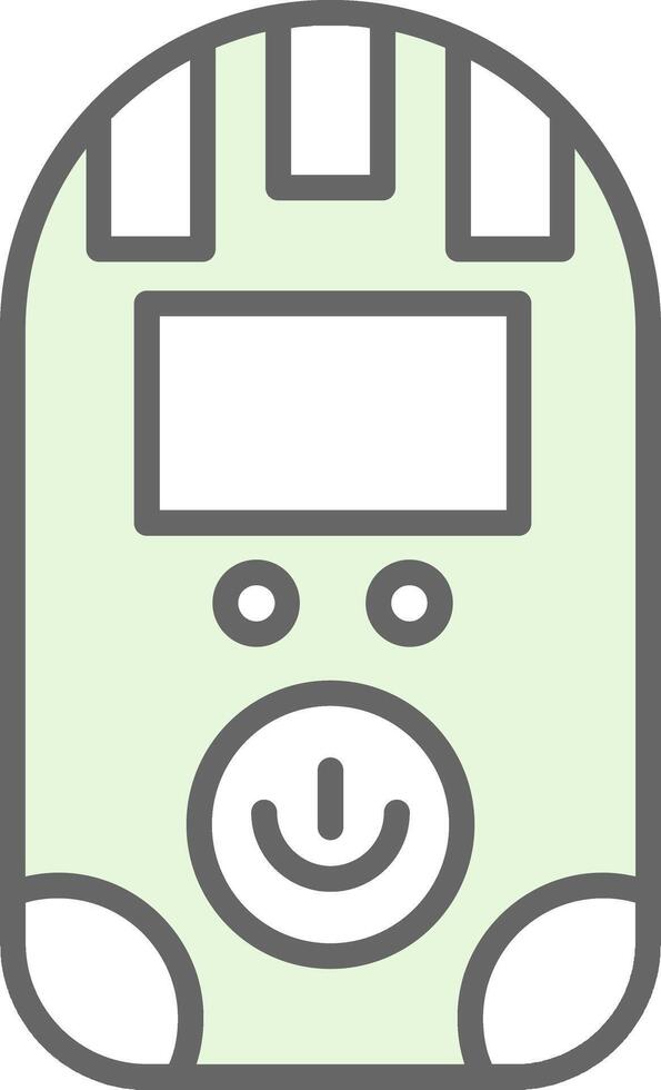 Dosimeter Fillay Icon vector