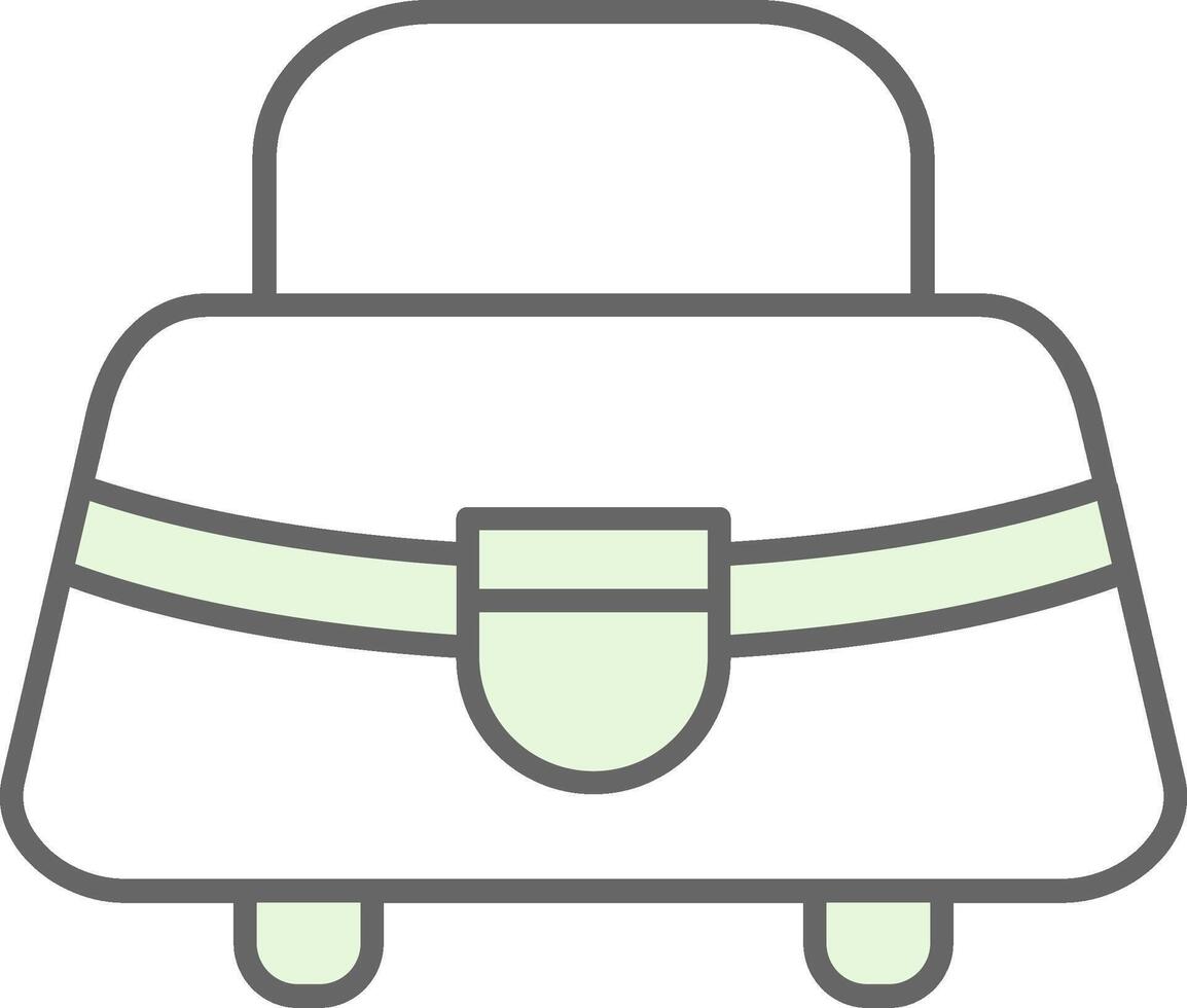 Purse Fillay Icon vector