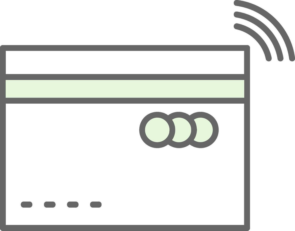 Contactless Fillay Icon vector
