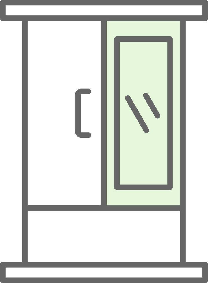 Cabinet Fillay Icon vector