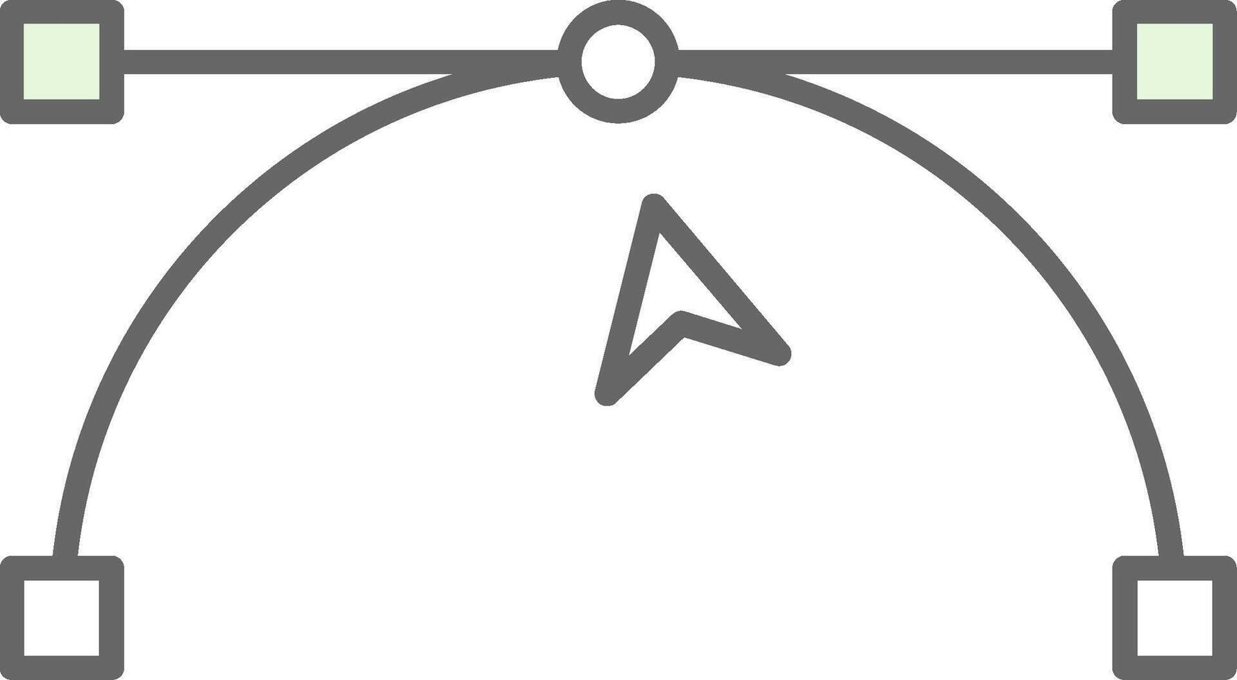 Anchor Point Fillay Icon vector