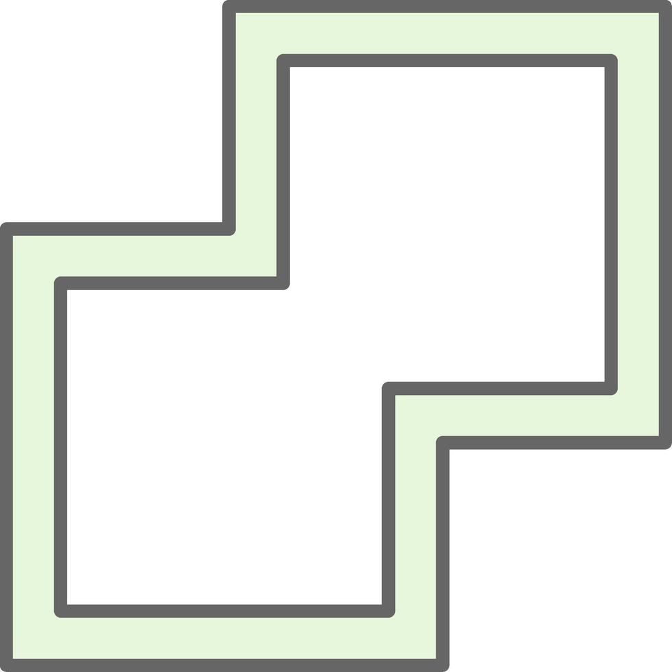 Combine Fillay Icon vector
